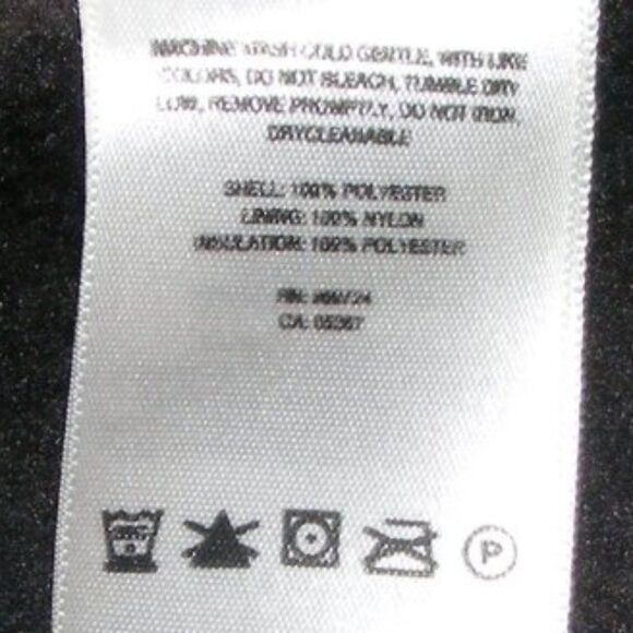 COLUMBIA Fleece Jacket, XL, Black, 2 Pockets, Zipper front, long sleeves, LOGO - Picture 10 of 10